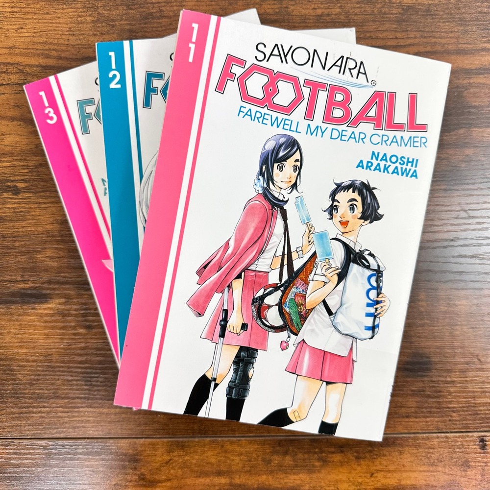 Sayonara Football Manga Collection 1 2 3 Farewell My Dear Cramer Naoshi Arakawa